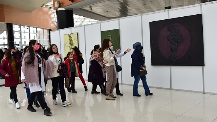 MABESEM'de açılan çağdaş sanat sergisi sanatseverlerle buluştu