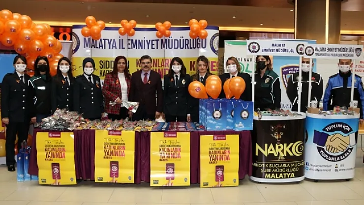Malatya Emniyetinden kadınlar günü etkinlikleri