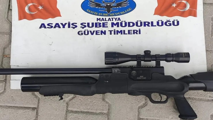 Malatya'da 26 silah ele geçirildi