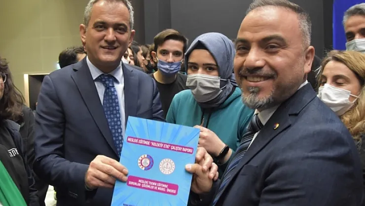 &quotMesleki Eğitimde Kolektif Etki Çalıştayı'nın raporu Bakan Özer'e sunuldu