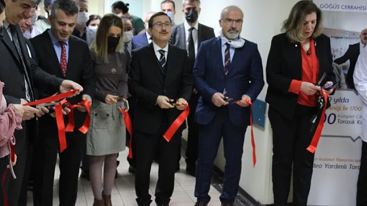 Yenilenen göğüs cerrahisi servisi törenle açıldı