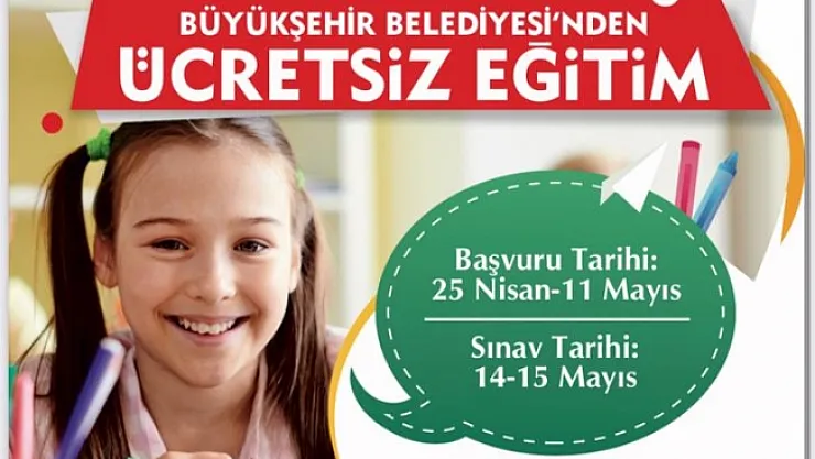 Malatya Büyükşehir Belediyesi'nden ücretsiz eğitim desteği