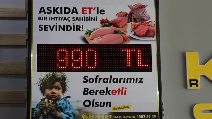 Malatya'da ihtiyaç sahiplerine 'Askıda Et' kampanyası