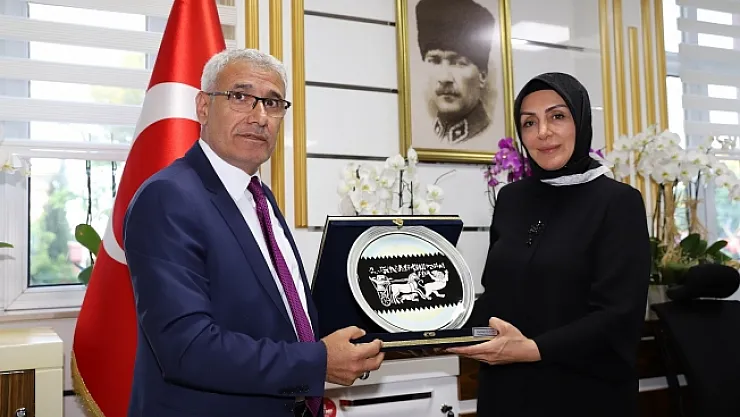 Güder'den Milli Eğitim Müdürü Özdemir'e hayırlı olsun ziyareti