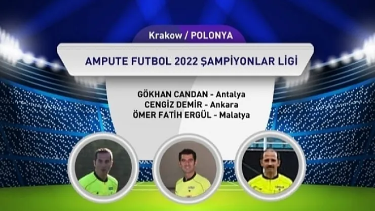 Hakem Ergül'e uluslararası görev