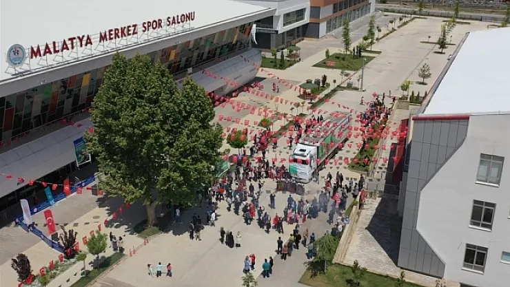 &quotSpor Aşkı Engel Tanımaz" tırı Malatya'da