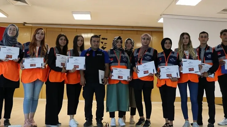 Afetlere hazırlık için gençlere eğitim