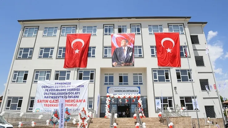 Akçadağ'da 12 derslikli okul törenle eğitime başladı