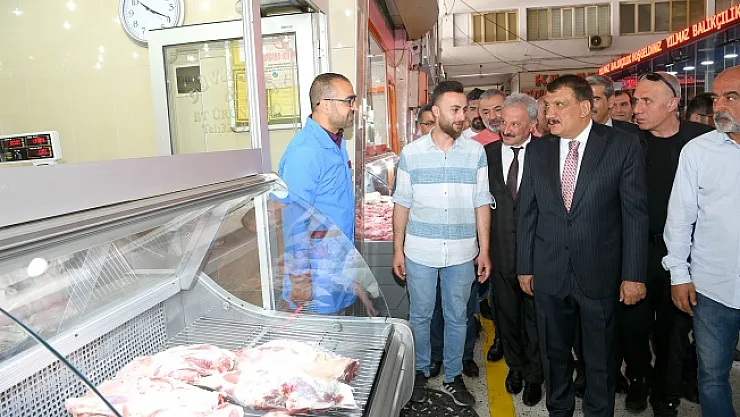 Başkan Gürkan'dan esnaf ziyareti