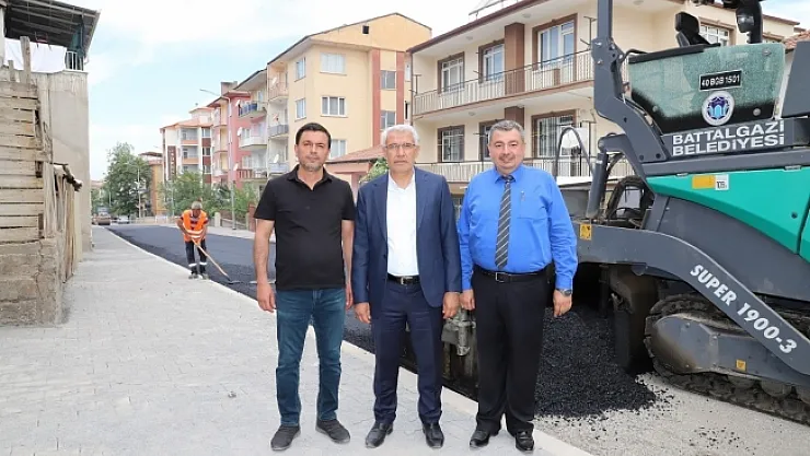 Battalgazi'de ulaşım yatırımları devam ediyor