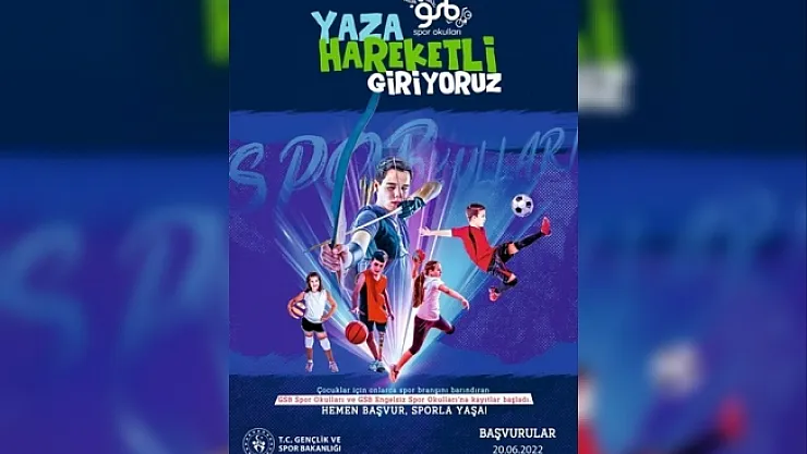 Çocuk ve gençler yazı sporla geçirecek
