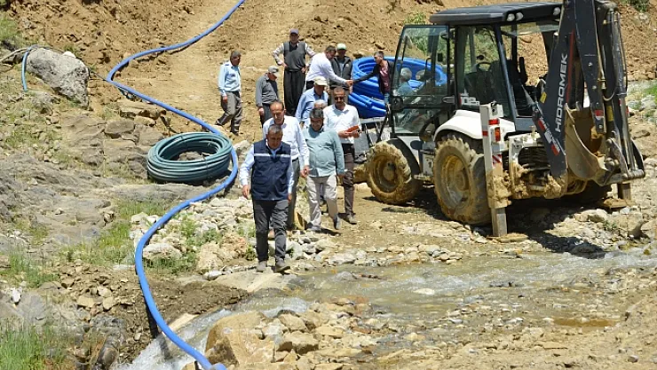 Gövdeli'nin içme suyu sorunu çözülüyor
