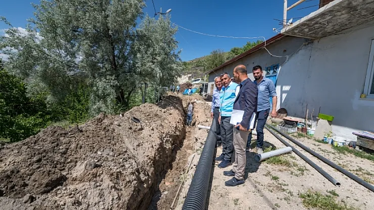 Gürkaynak Mahallesi'nde altyapı çalışmaları sürüyor