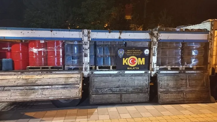 Kaçak akaryakıt polis kontrolünde ele geçirildi
