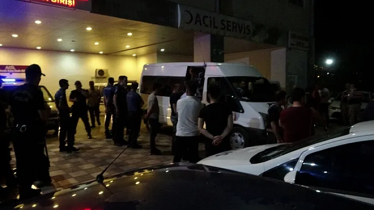 Kayısı kavgası hastaneyi karıştırdı: 2'si polis 6 yaralı