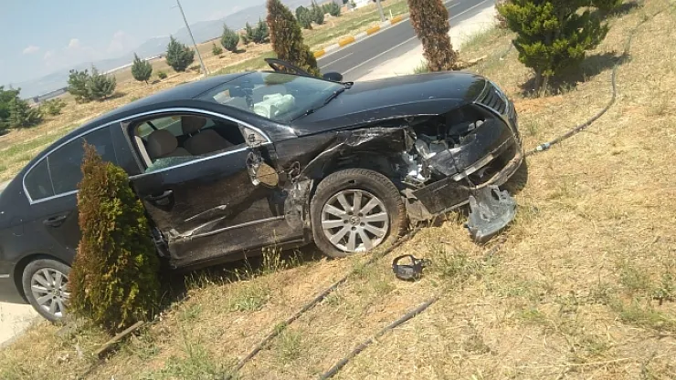 Malatya'da iki araç çarpıştı: 2 yaralı