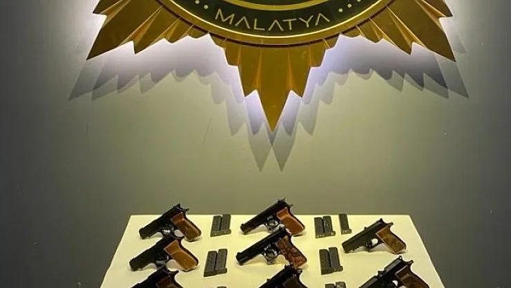 Malatya'da silah ticaretine 2 gözaltı  