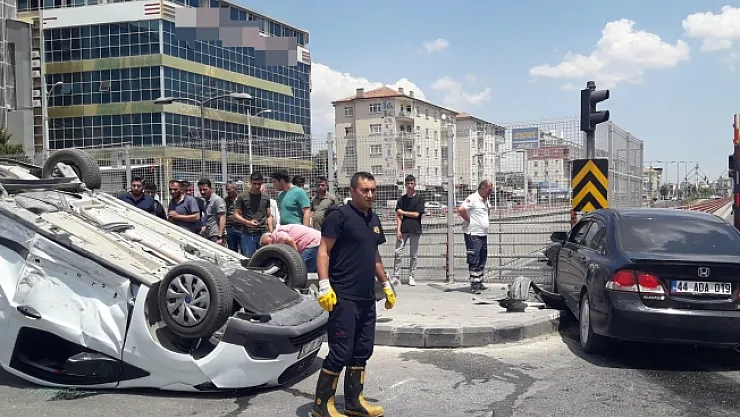 Malatya'da trafik kazası: 3 yaralı