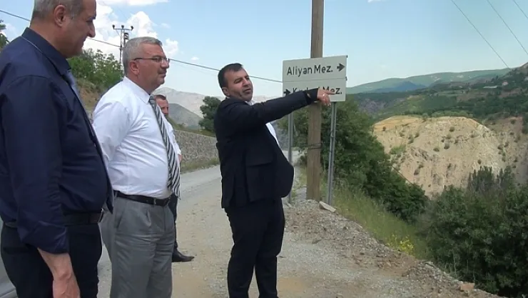 Pütürge'nin yol ve alt yapı sorunları çözülüyor