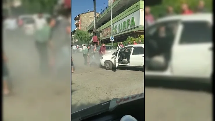 Seyir halindeki araç alev aldı!