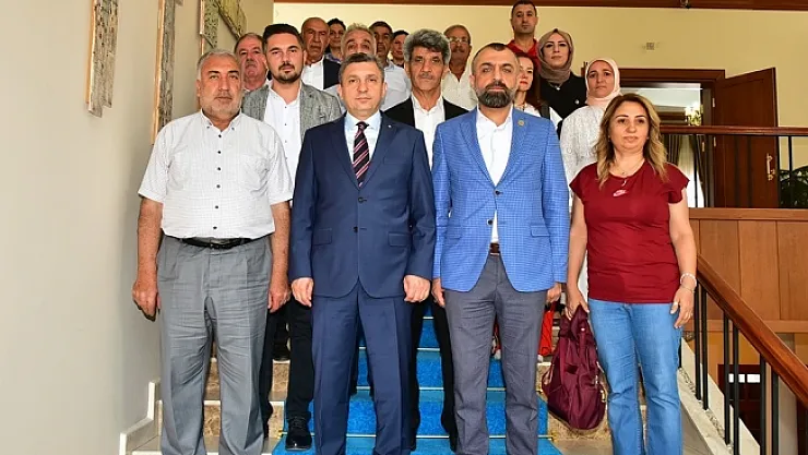 Vali Şahin'e ziyaretler devam ediyor