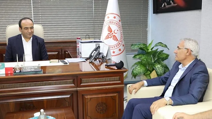 Başkan Güder'den Berk'e hayırlı olsun ziyareti