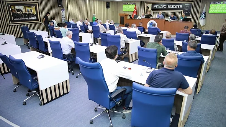 Battalgazi'de Temmuz ayı meclis toplantısı yapıldı