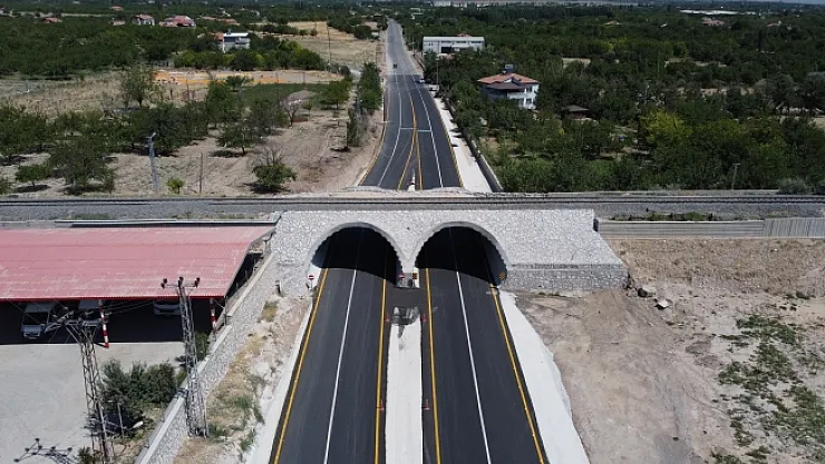 Eskimalatya-Hasırcılar yolundaki tüp geçitler tamamlandı