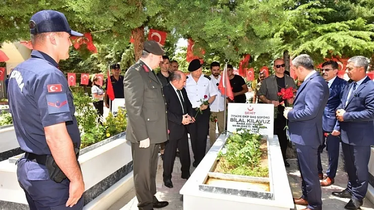 Malatya'da şehitler unutulmadı