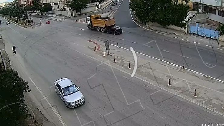 Malatya'daki kazalar kamerada!