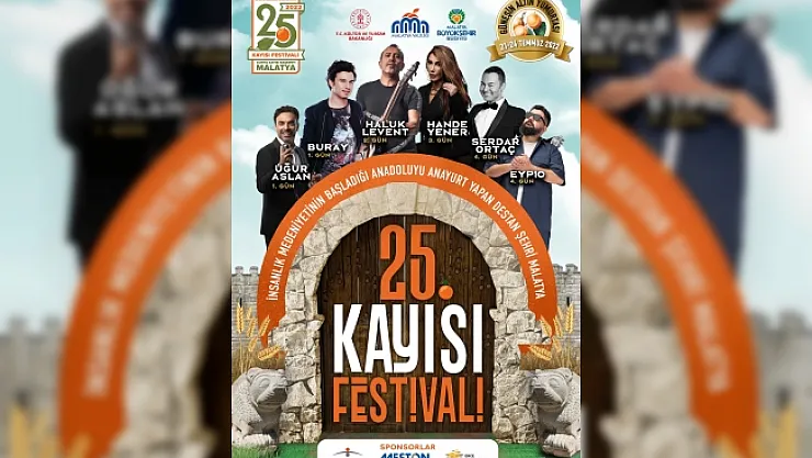 Malatya Kayısı Festivaline hazır! İşte Festival programı