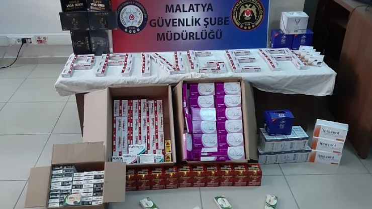 Malatya'da bin 711 adet kaçak cinsel içerikli ürün ele geçirildi