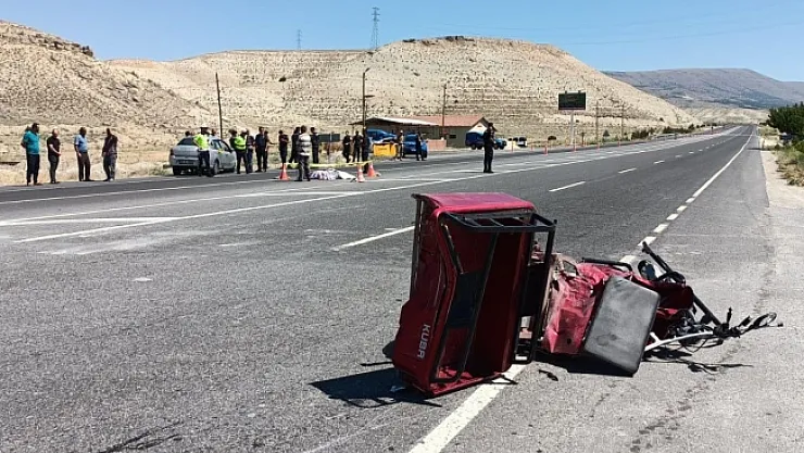 Otomobil ile akülü bisiklet çarpıştı: 1 ölü