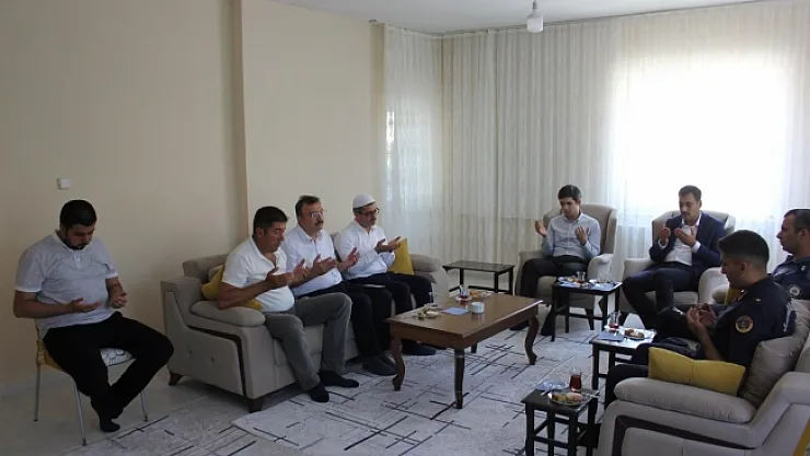 Şehit aileleri ve gazilere bayram ziyareti