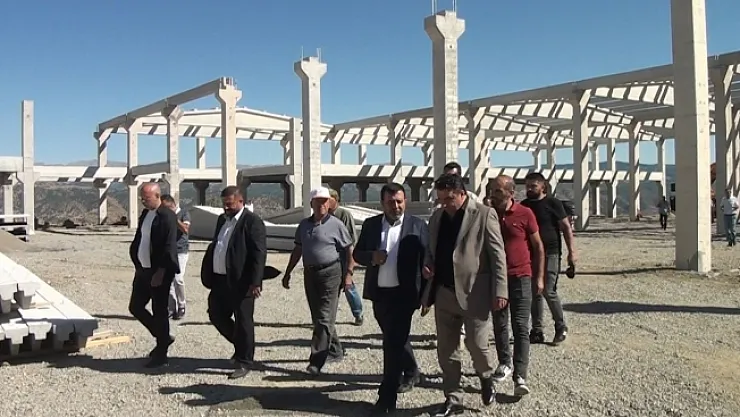 Tekstil Kent Sanayi Sitesi inşaatında sona doğru