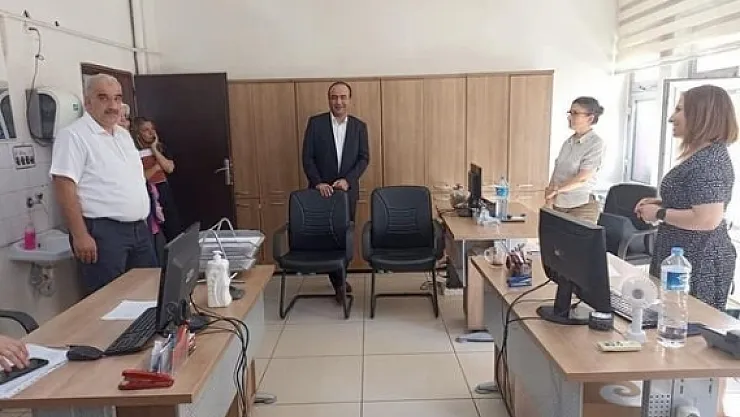 Yeni müdür Berk denetimlere devam ediyor