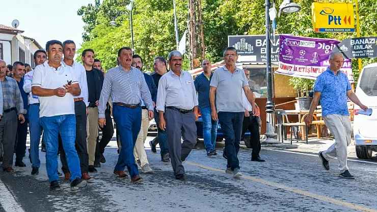 Başkan Gürkan'dan Konak'a ziyaret