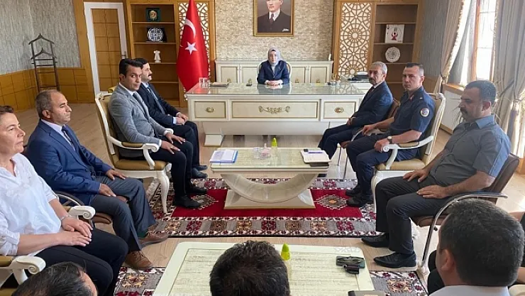 Kaymakam Baytak göreve hızlı başladı