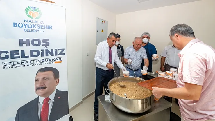 MASKİ Genel Müdürü Mert personele aşure ikram etti