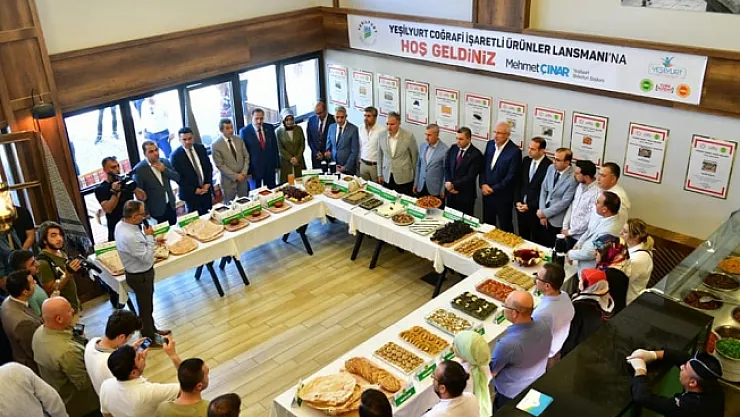 Yeşilyurt'un Coğrafi İşaret Tescil Belgeli yöresel ürünlerinin tanıtım toplantısı yapıldı
