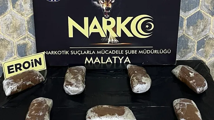 Yolcu otobüsünde 3 kilo 660 gram eroin yakalandı