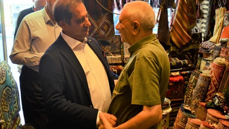 Baştürk, esnaf ziyaretlerine hız verdi