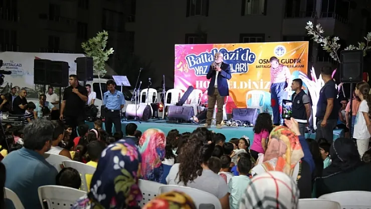 Battalgazi'de yaz akşamları devam ediyor