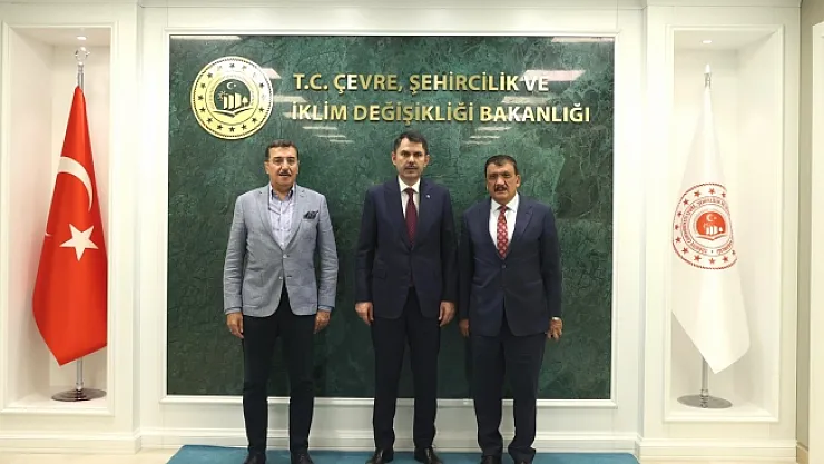 Gürkan, Ankara'da Bakan Kurum ile bir araya geldi