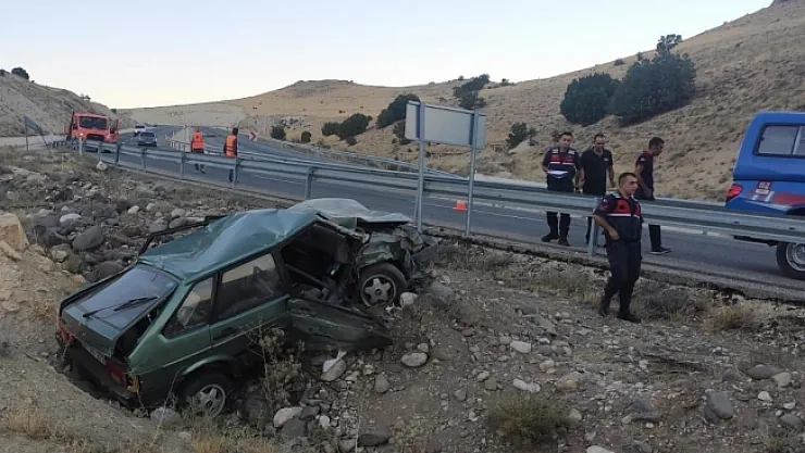 Otomobil takla attı: 2 yaralı