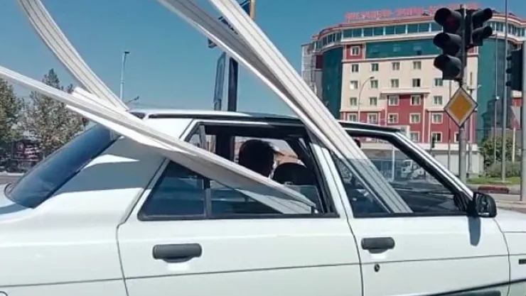 Trafikte tehlikeli yolculuk