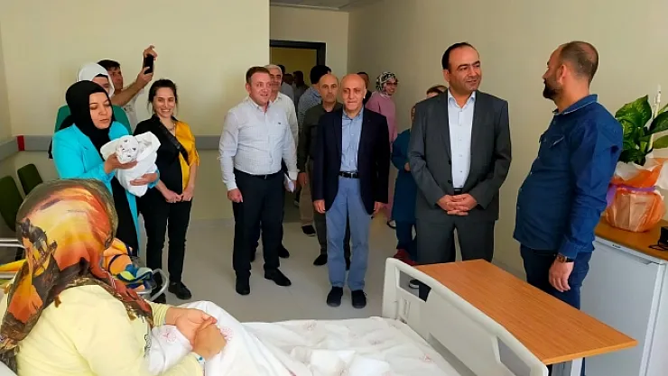 Yeni hastanede ilk doğum heyecanı