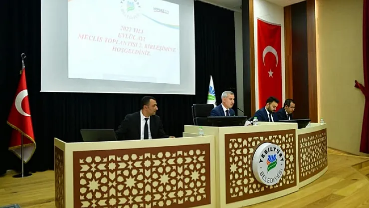 Yeşilyurt Belediye Meclisi Eylül Ayı çalışmalarını tamamladı