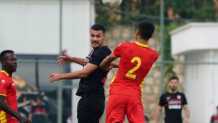 YMS hazırlık maçında berabere