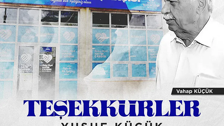 Yusuf Küçük'ten Vahap Küçük Hayır Çarşısına büyük yardım